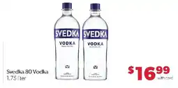 Family Fresh Market Svedka 80 Vodka offer