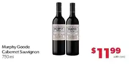 Family Fresh Market Murphy Goode Cabernet Sauvignon offer