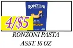 Fine Fare Ronzoni pasta offer