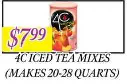Fine Fare 4c iced tea mixes offer
