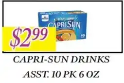 Fine Fare Capri-Sun drinks offer
