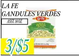 Fine Fare La Fe green peas offer