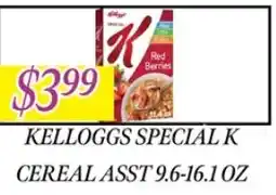 Fine Fare Kelloggs Special K Cereal offer