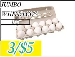 Fine Fare Jumbo white eggs offer