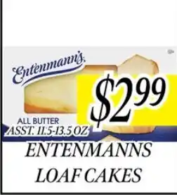 Fine Fare Entenmanns loaf cakes offer