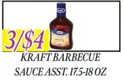 Fine Fare Kraft barbecue sauce offer