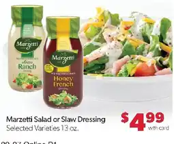Family Fresh Market Marzetti Salad or Slaw Dressing offer