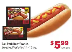Family Fresh Market Ball Park Beef Franks offer