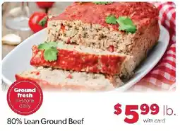 Family Fresh Market 80% Lean Ground Beef offer