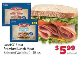 Family Fresh Market Land O' Frost Premium Lunch Meat offer
