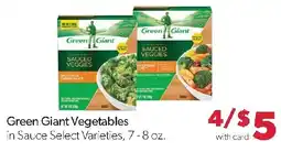 Family Fresh Market Green Giant Vegetables in Sauce offer