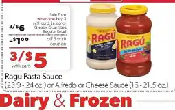 Family Fresh Market Ragu Pasta Sauce offer