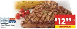 Family Fresh Market Angus Pride Fresh T-Bone Steak Bone-In offer