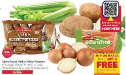Family Fresh Market Our Family Idaho Russet Potatoes, Yellow Onions, Whole Carrots or Celery offer