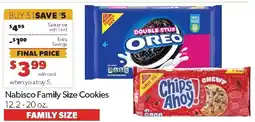 Family Fresh Market Nabisco Family Size Cookies offer