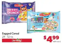 Family Fresh Market Our Family bagged cereal offer