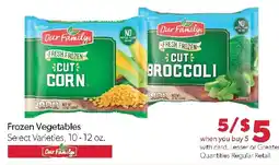 Family Fresh Market Our Family Frozen Vegetables offer