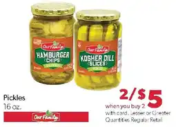 Family Fresh Market Our Family Pickles offer