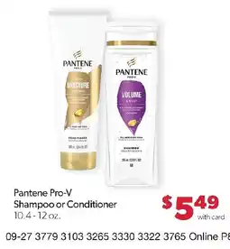 Family Fresh Market Pantene Pro-V Shampoo or Conditioner offer