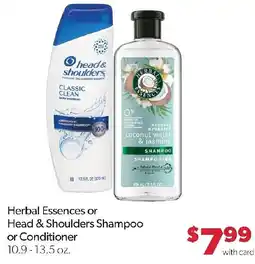 Family Fresh Market Herbal Essences or Head & Shoulders Shampoo or Conditioner offer