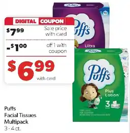 Family Fresh Market Puffs Facial Tissues Multipack offer
