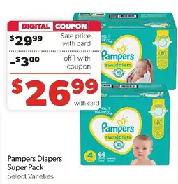 Family Fresh Market Pampers Diapers Super Pack offer