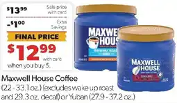 Family Fresh Market Maxwell House Coffee offer