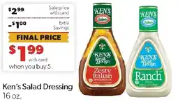 Family Fresh Market Ken's Salad Dressing offer