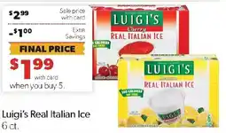 Family Fresh Market Luigi's Real Italian Ice offer