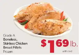 Family Fresh Market Grade A Boneless, Skinless Chicken Breast Fillets Frozen offer
