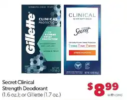 Family Fresh Market Secret Clinical Strength Deodorant offer