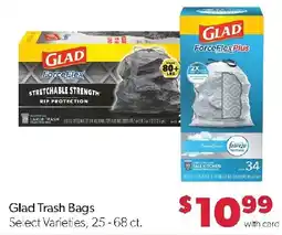 Family Fresh Market Glad Trash Bags offer