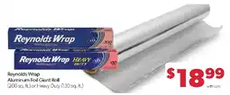 Family Fresh Market Reynolds Wrap aluminum foil giant roll offer