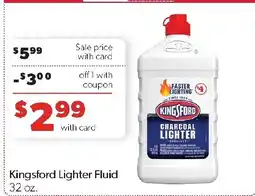 Family Fresh Market Kingsford Charcoal Lighter Fluid offer