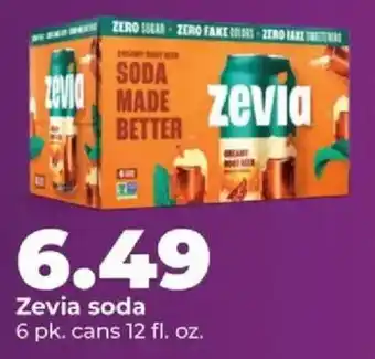 Zevia soda