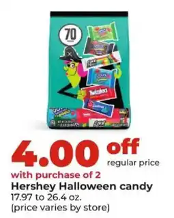 Hy-Vee Hershey Halloween candy offer