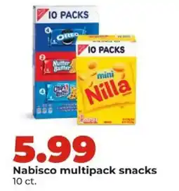 Hy-Vee Nabisco multipack snacks offer