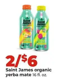 Hy-Vee Saint James organic yerba mate offer