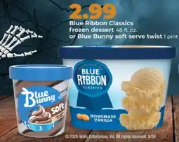 Hy-Vee Blue Ribbon Classics frozen dessert or Blue Bunny soft serve twist offer