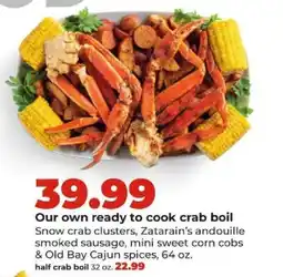 Hy-Vee Our own ready to cook crab boil offer