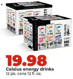 Hy-Vee Celsius energy drinks offer