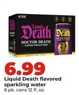 Hy-Vee Liquid Death flavored sparkling water offer