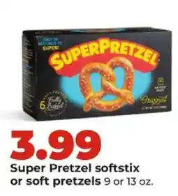 Hy-Vee Super Pretzel softstix offer