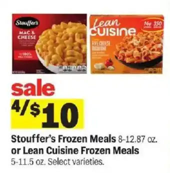 Stouffer's Frozen Meals or Lean Cuisine Frozen Meals