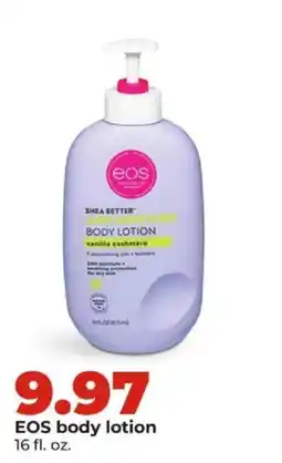 Hy-Vee Eos body lotion offer