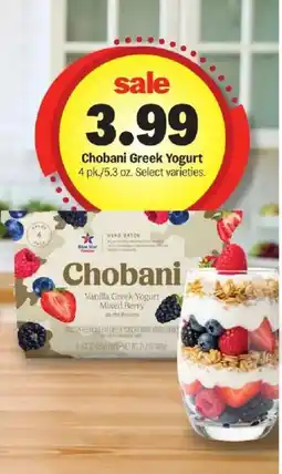 Meijer Chobani Vanilla Greek Yogurt offer