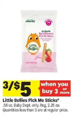 Meijer Little Bellies Pick Me Sticks offer