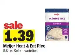 Meijer Meijer Heat & Eat Rice offer