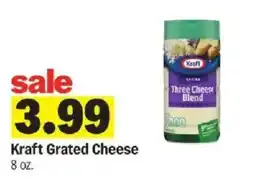 Meijer Kraft Grated Cheese offer