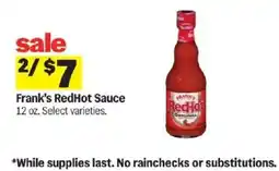 Meijer Frank's RedHot Sauce offer